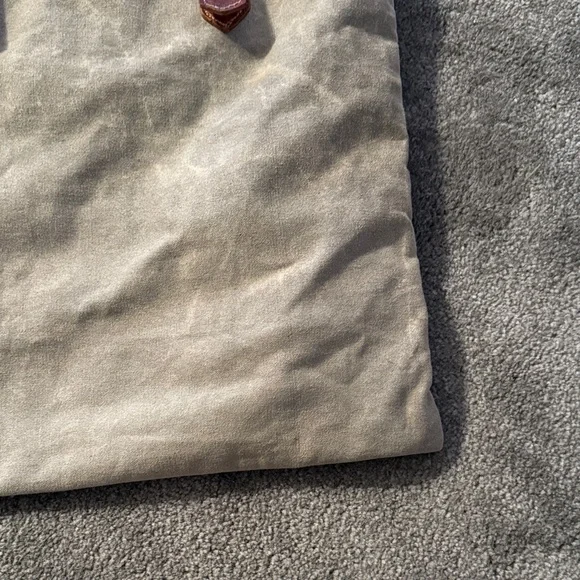 Postes France Canvas Leather Strap Mail Tote Bag Vintage Leather Straps - Picture 10 of 12